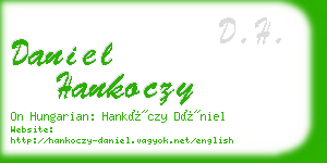 daniel hankoczy business card